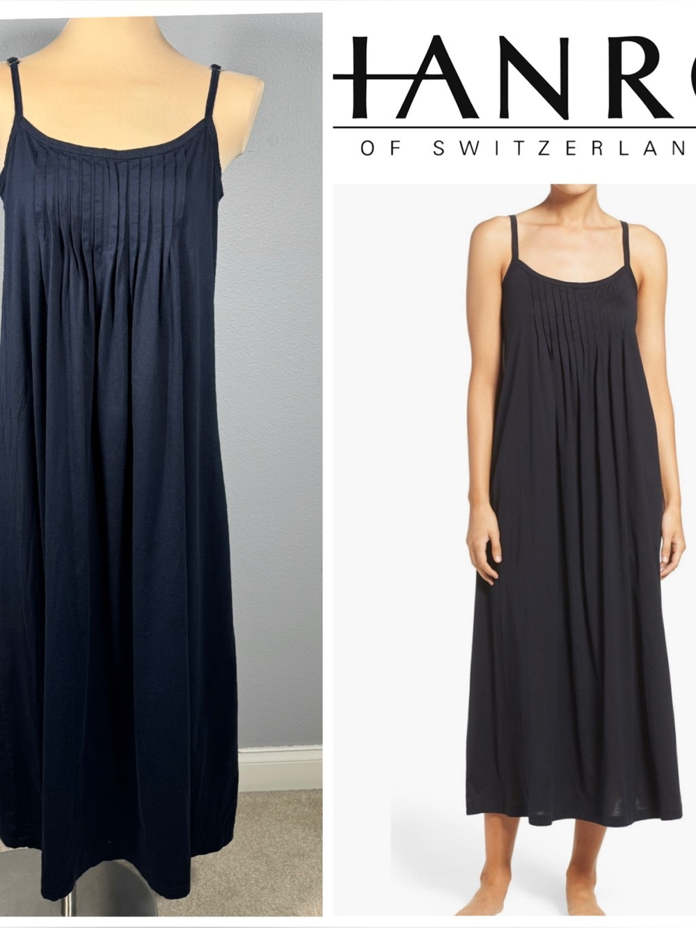 Hanro JULIET full length Nightgown - Picture 9 of 9